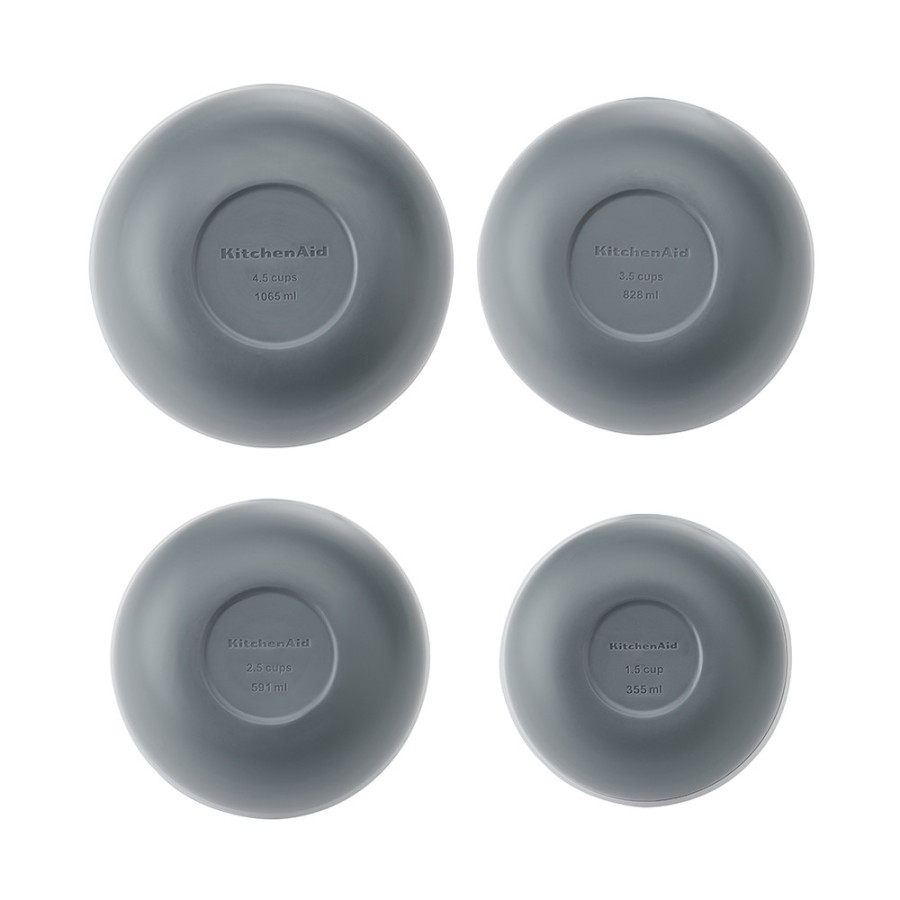 Набір мисок з кришкою KitchenAid Coreline, 4 шт, 3,55/5,91/8,28/1,065 л (KQG176OSCGG)