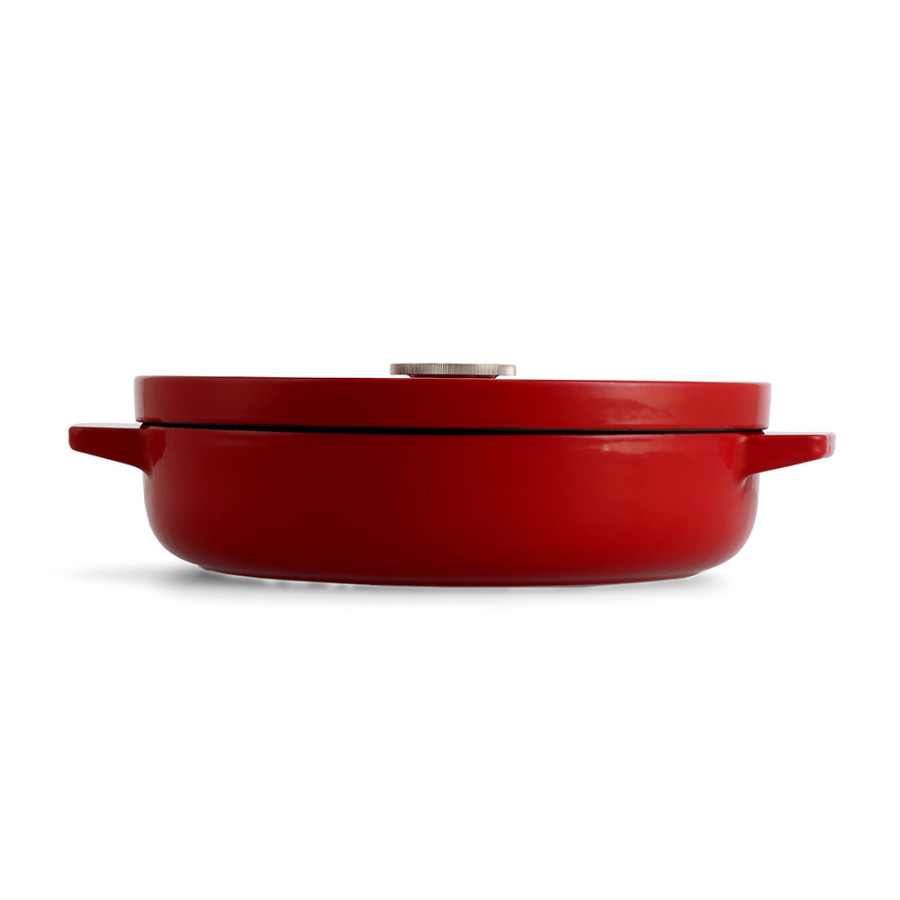 Чавунна каструля-сотейник з кришкою 2,77 л KitchenAid Cast Iron (CC009009-001)
