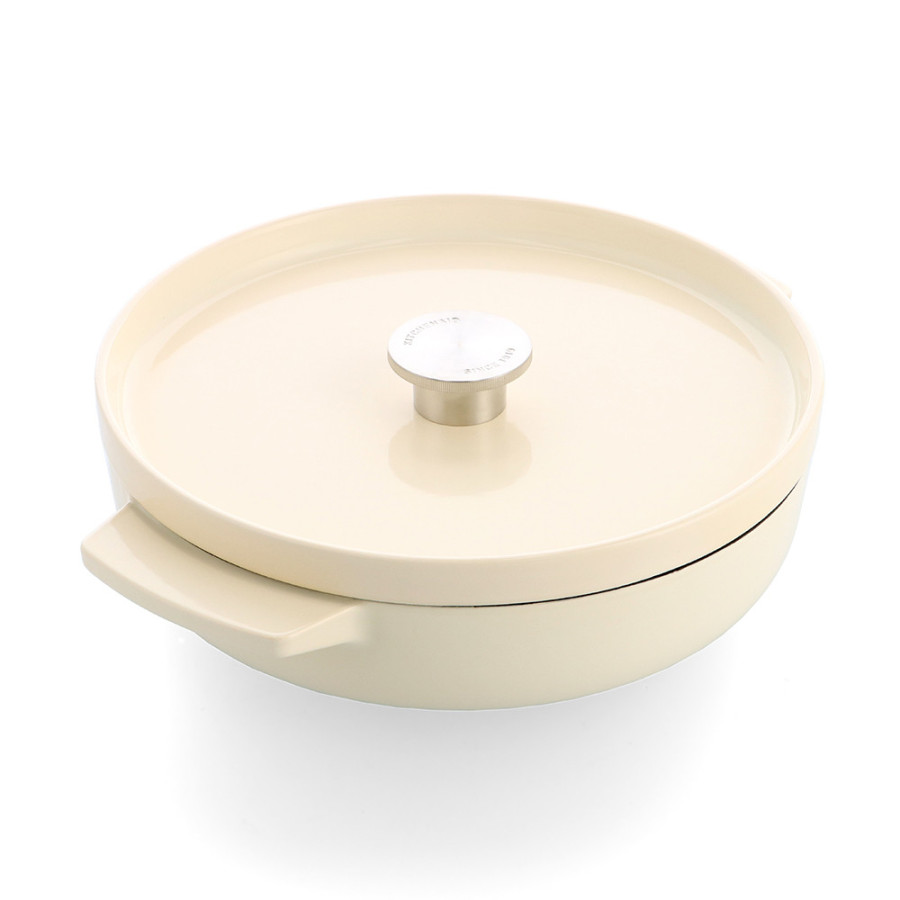 Чавунна каструля-сотейник з кришкою 2,77 л KitchenAid Cast Iron (CC009010-001)